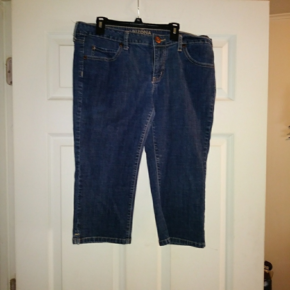 Arizona Jean company size 10 blue jeans dark wash